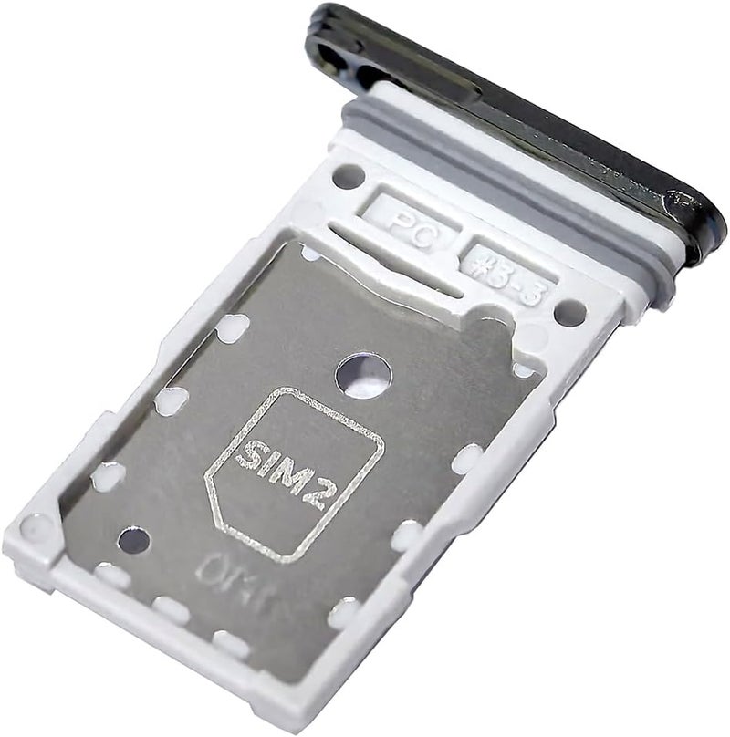 Bestdealing Galaxy S24 Ultra SIM Card Tray Dual Replacement S24 Ultra Sim Card Slot Holder for Samsung Galaxy S24 Ultra 5G 6.8" S928U1 SM-S928U Sim Card Tray Repair Part with Opening Needle (Titanium Black) - Image 5